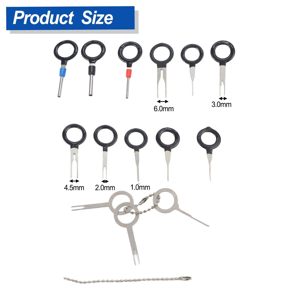 14pcs Set Wiring Pin Extractor Tool for Vehicle Wire Removal