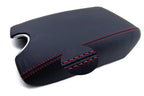 Center Console Armrest Cover for Infiniti G37 (2010–2014) Red Stitch