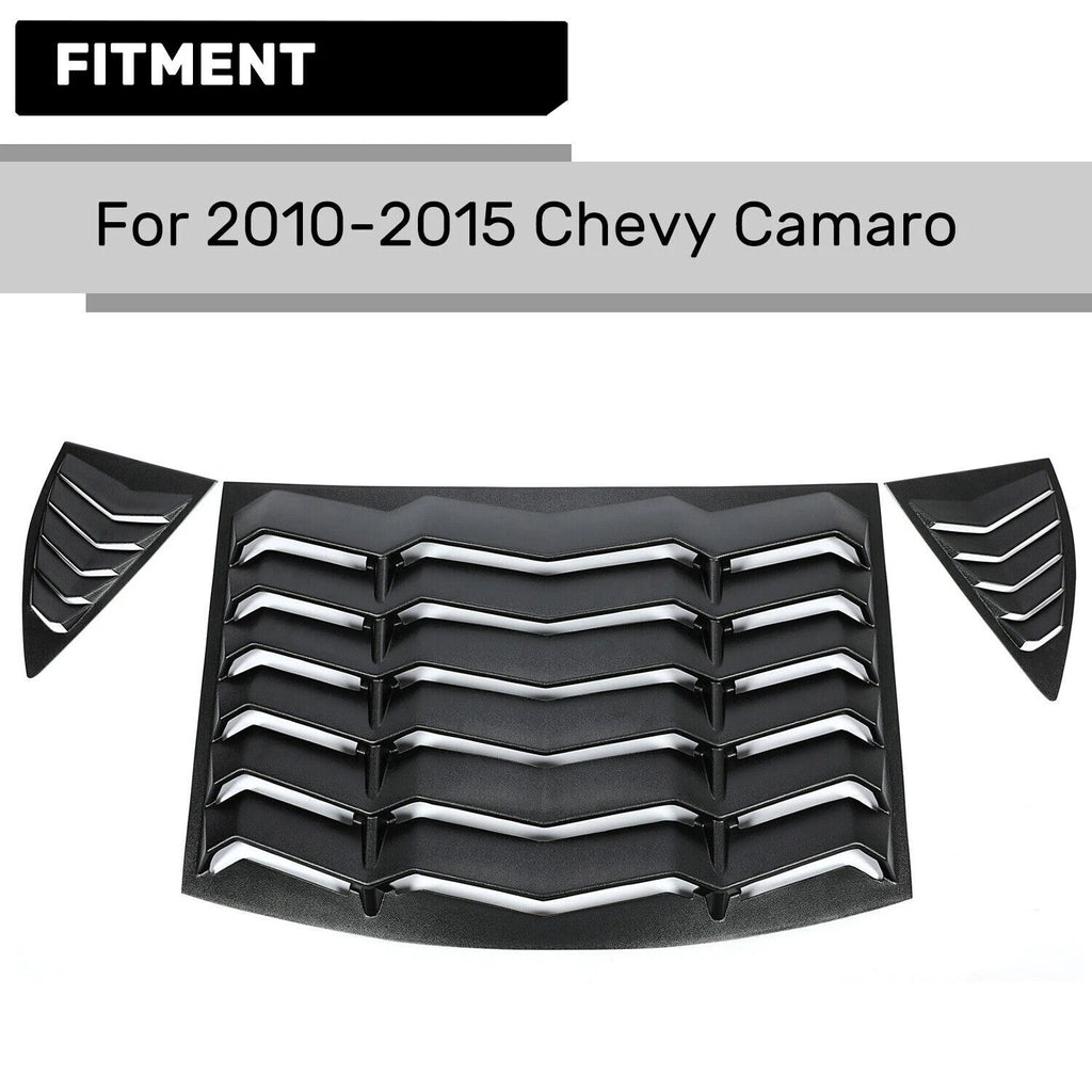 Rear Window Louvers Cover for Chevy Camaro (2010–2015)
