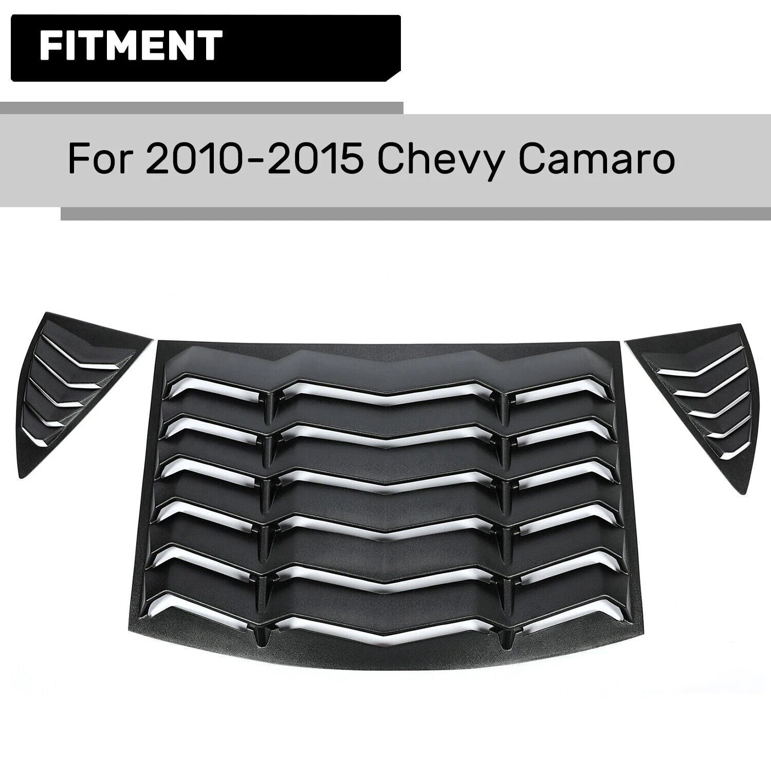 Rear Window Louvers Cover for Chevy Camaro (2010–2015)