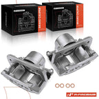 Pair Front Brake Calipers with Brackets for Ford Taurus Lincoln Continental (1996–1999)
