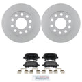 Bosch Rear Disc Brake Rotors & Semi-Met Brake Pads Kit for Audi A4 (2005)