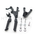 Front Rider Foot Rest Pegs Brackets for Yamaha R6 (2003–2010) - Black