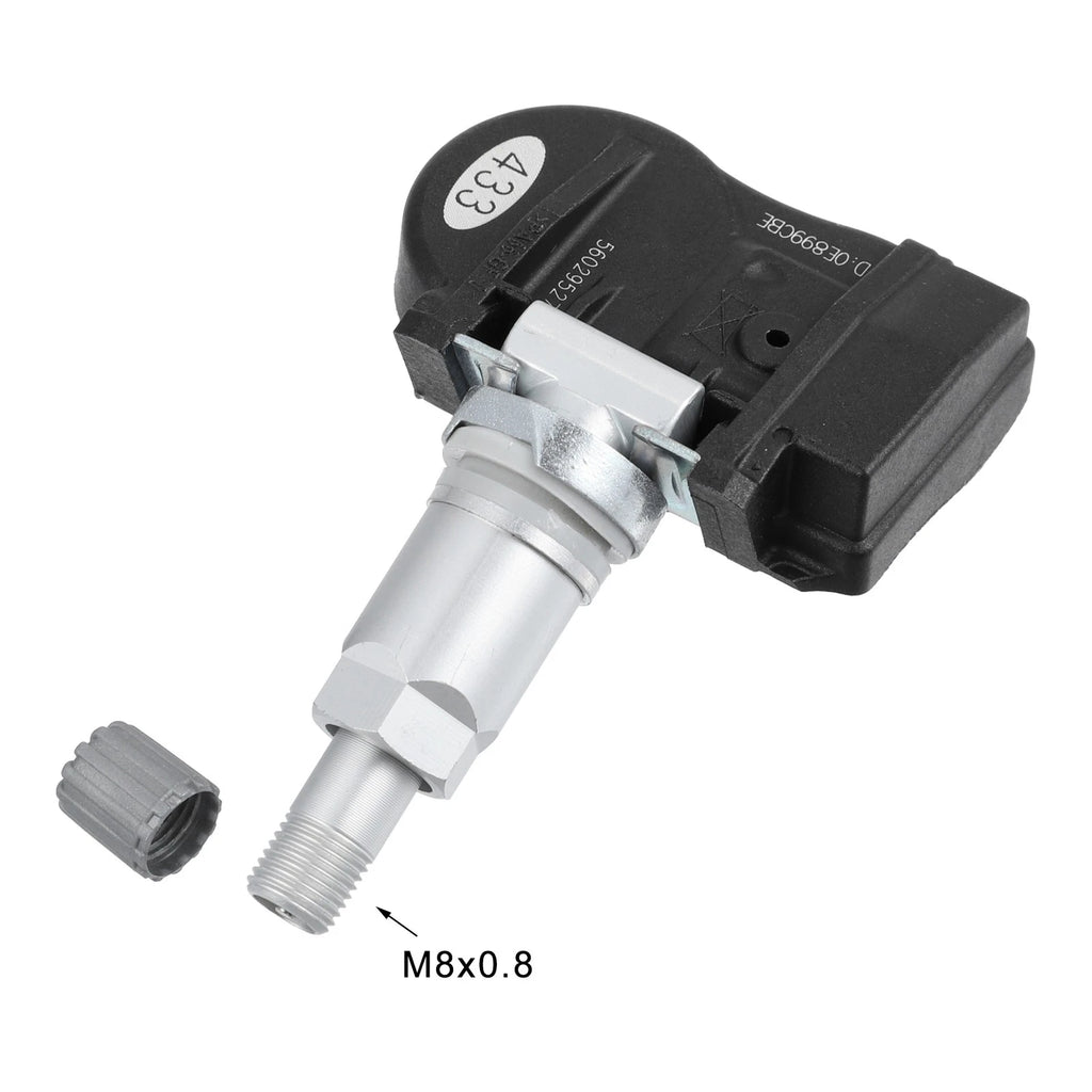 Set of 4 Tire Pressure Sensors 56029527AA 433MHz for Dodge Grand Caravan (2009–2010)