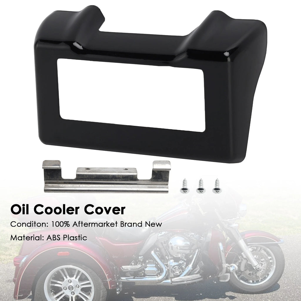 Oil Cooler Cover for Harley Touring, Road King, Street Glide (2011–2016) Black