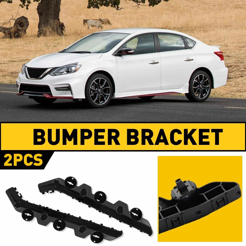 Set of 2 Front Bumper Brackets for Nissan Sentra (2016–2019) Left & Right