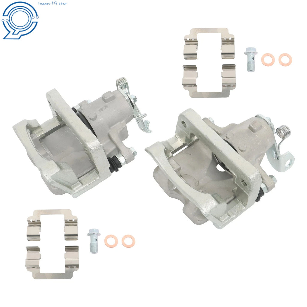 2x Rear Disc Brake Caliper w/ Bracket for Chevrolet Malibu (2014–2015)