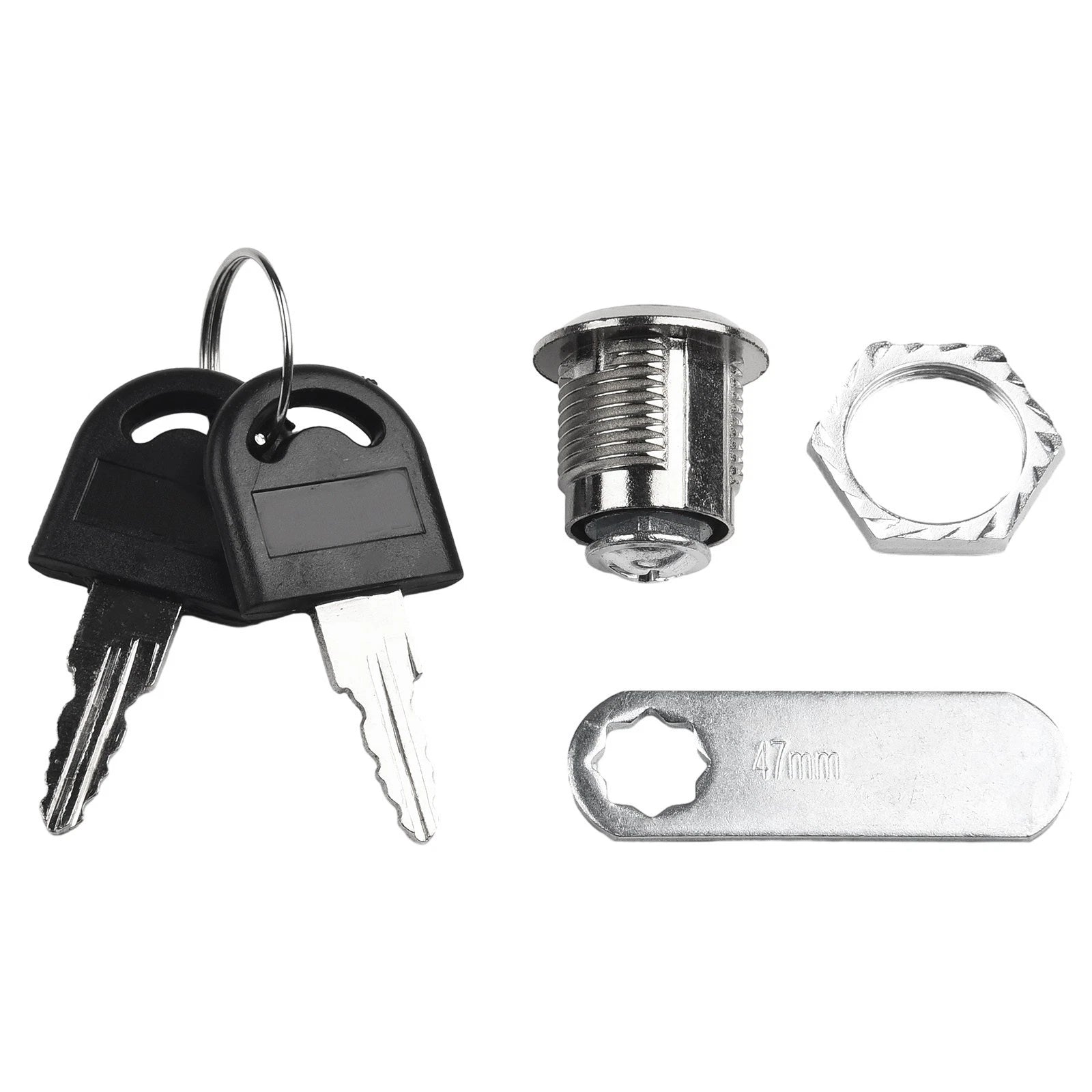 Cam-Lock Security Lock for Door Mail Box Furniture Locker (16-30mm) 2 Key