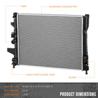 Aluminum Core Cooling Radiator DPI-13635 for Ford Focus (2016–2018)