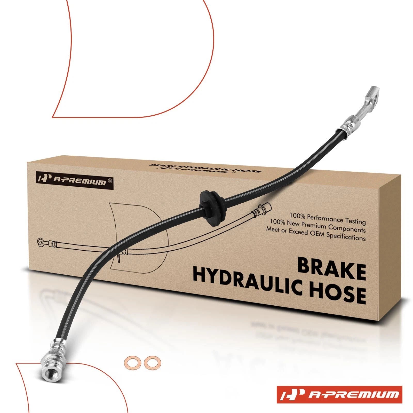 Rear Brake Hydraulic Hose for Chevy Caprice (2011–2017)