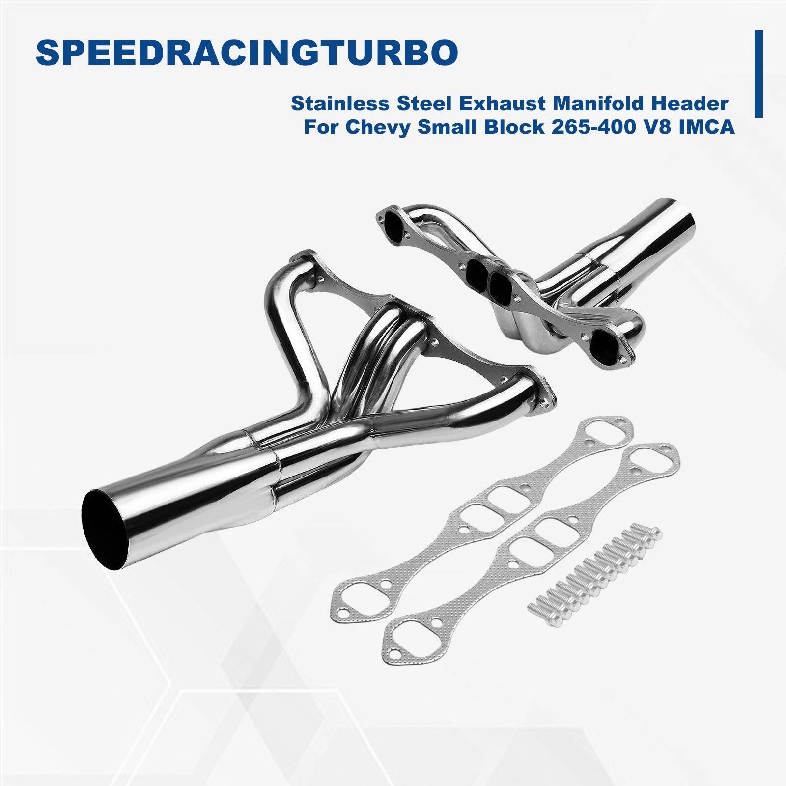 4-1 Stainless Steel Exhaust Header for Chevy Small Block 265-400 V8