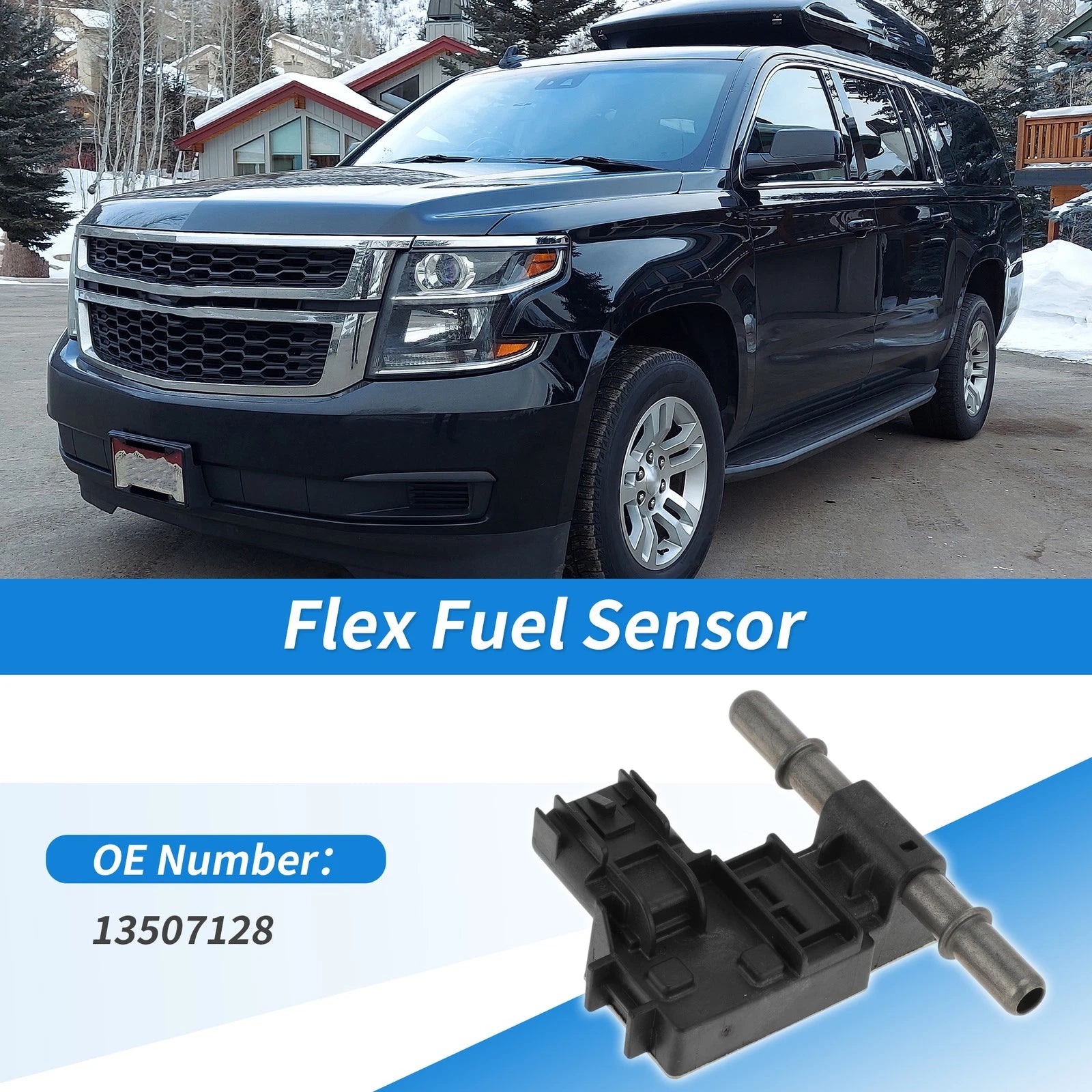 E85 Flex Fuel Sensor for Chevrolet Silverado 1500 (2014–2018) No.13507128