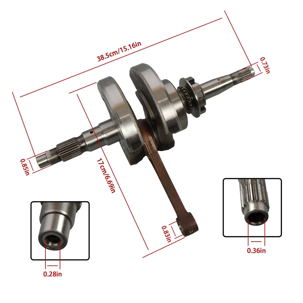 Crankshaft Assembly for HiSun 750