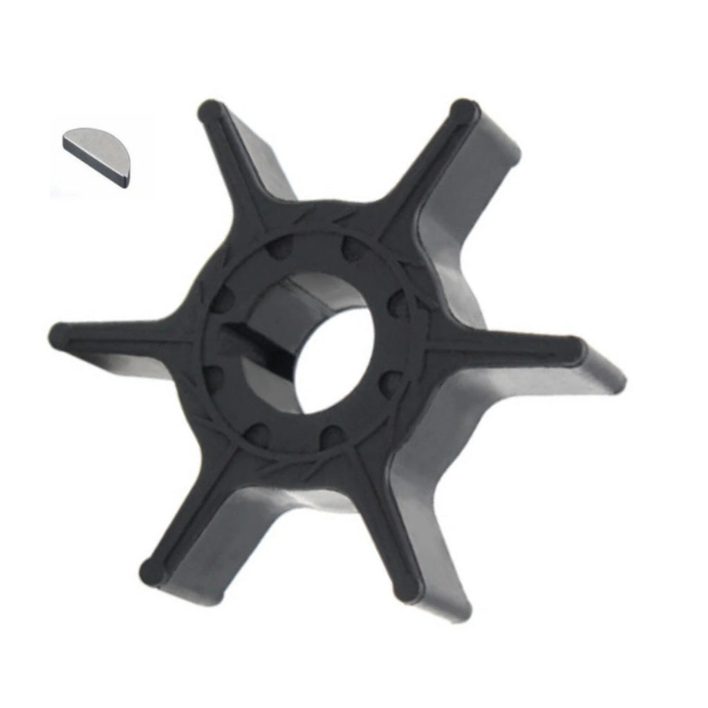 Water Pump Impeller with Key for Yamaha 8/9.9/15/20HP (63V-44352-01, 63V-44352-00)