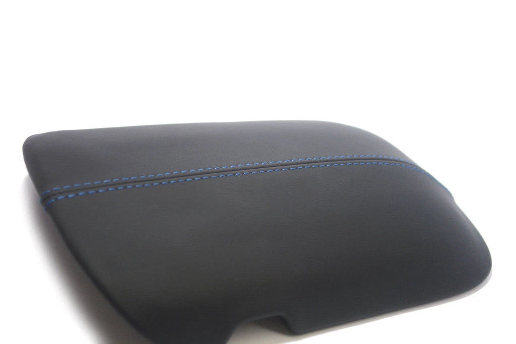 Center Console Armrest Cover for Ford Mustang (2015–2019) White Stitch