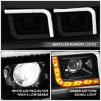 LED DRL + Signal Projector Headlight for Western Star 4800, Kenworth W900 (1981–2019)