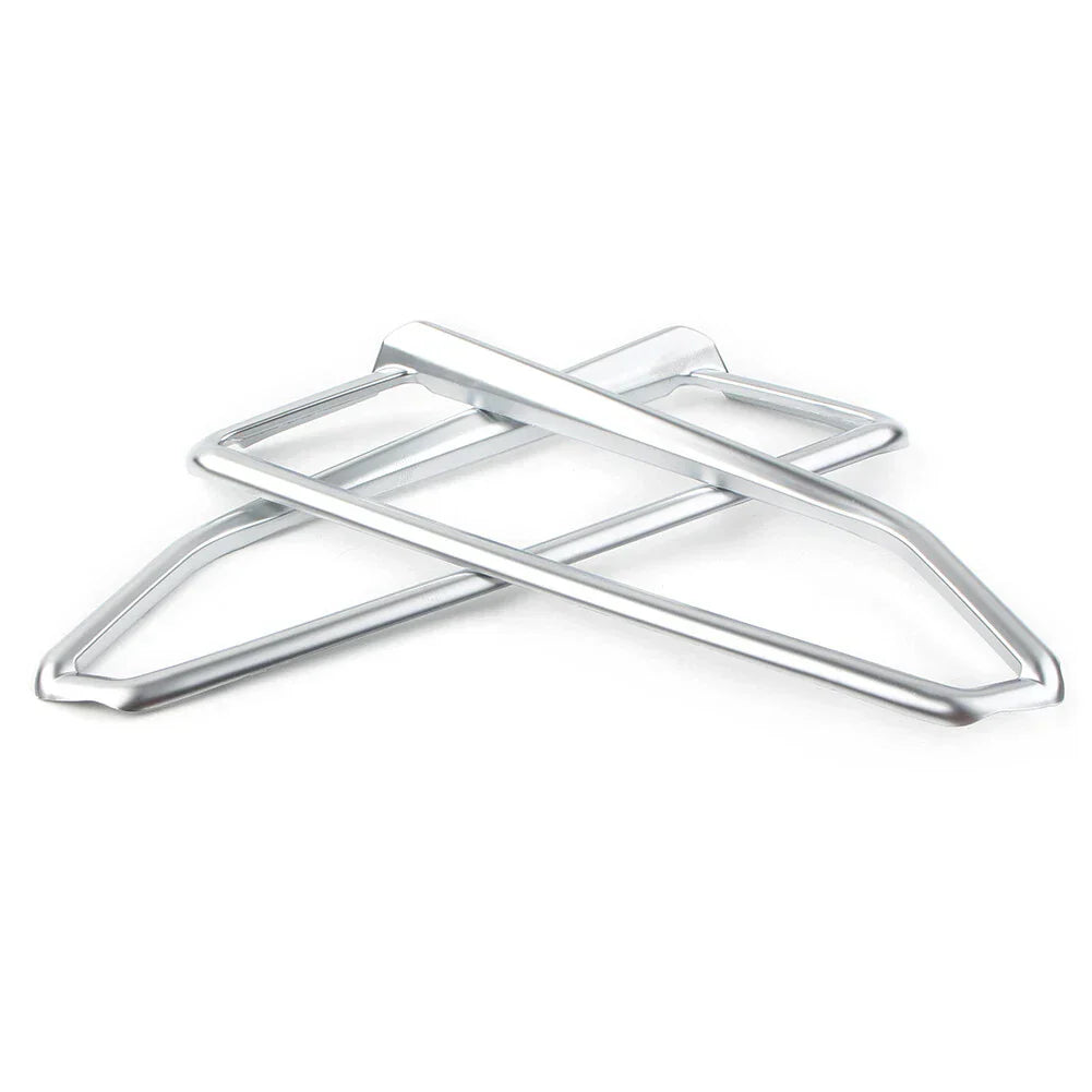 Matte Chrome Front Light Trim Accents for Honda Goldwing GL1800 (2018-2023)