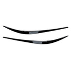 Black ABS Plastic Headlight Eyebrow Eyelid Cover for BMW 3 Series (2019–2021)