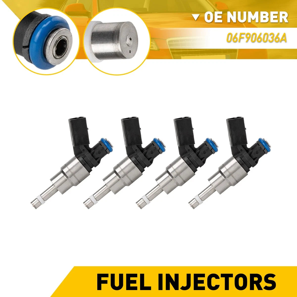 Fuel Injector 06F906036A for Audi A4 (2005–2009) & VW EOS (2007–2009)