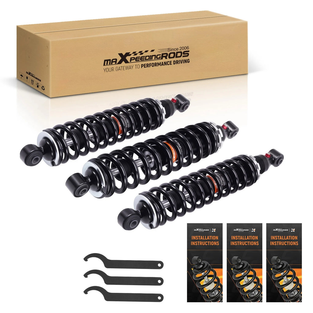 1x Rear + 2x Front Coil-Over Shocks for Honda Fourtrax 300 (1993–2000)
