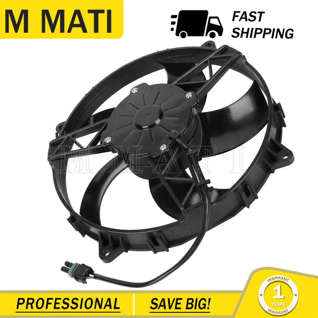Radiator Cooling Fan for Polaris Ranger 700 800 (2005–2010) 2410413 2410366