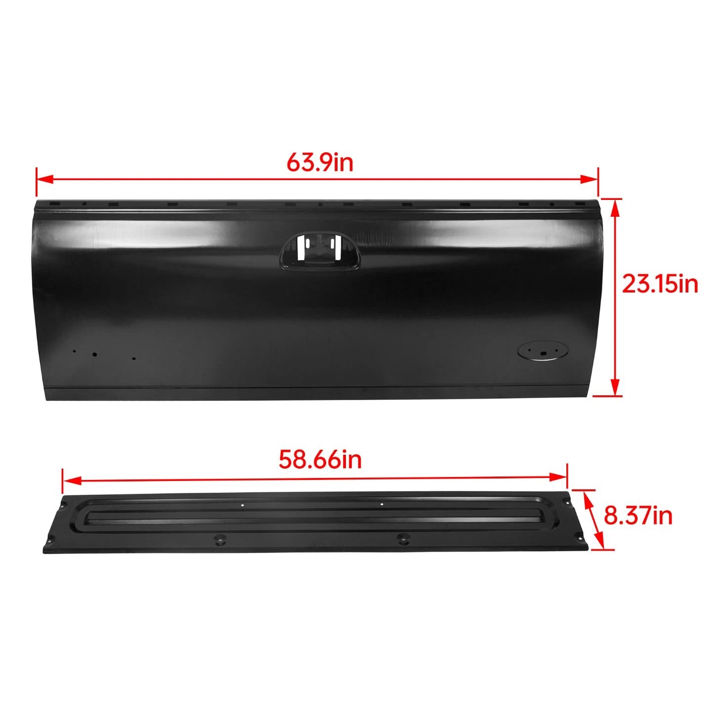 Tailgate with Access Cover for Ford F150 (1997–2003), F250 F350 (1999–2007)