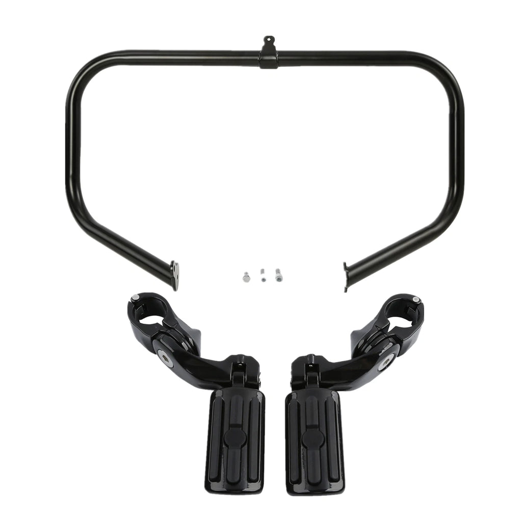 Engine Guard Crash Bar & Footpegs for Harley Touring (2009–2023)