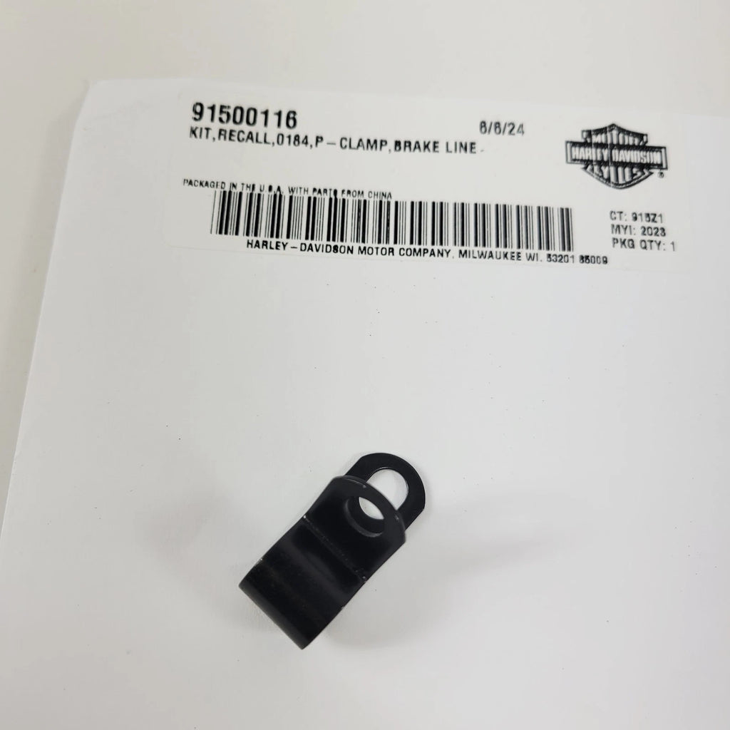 Brake Line Clamp Kit for Harley-Davidson (0184P, 91500116)