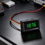 3-Wire Digital Voltmeter DC 036 Inch 4 Digit LED Voltage Tester (Universal)