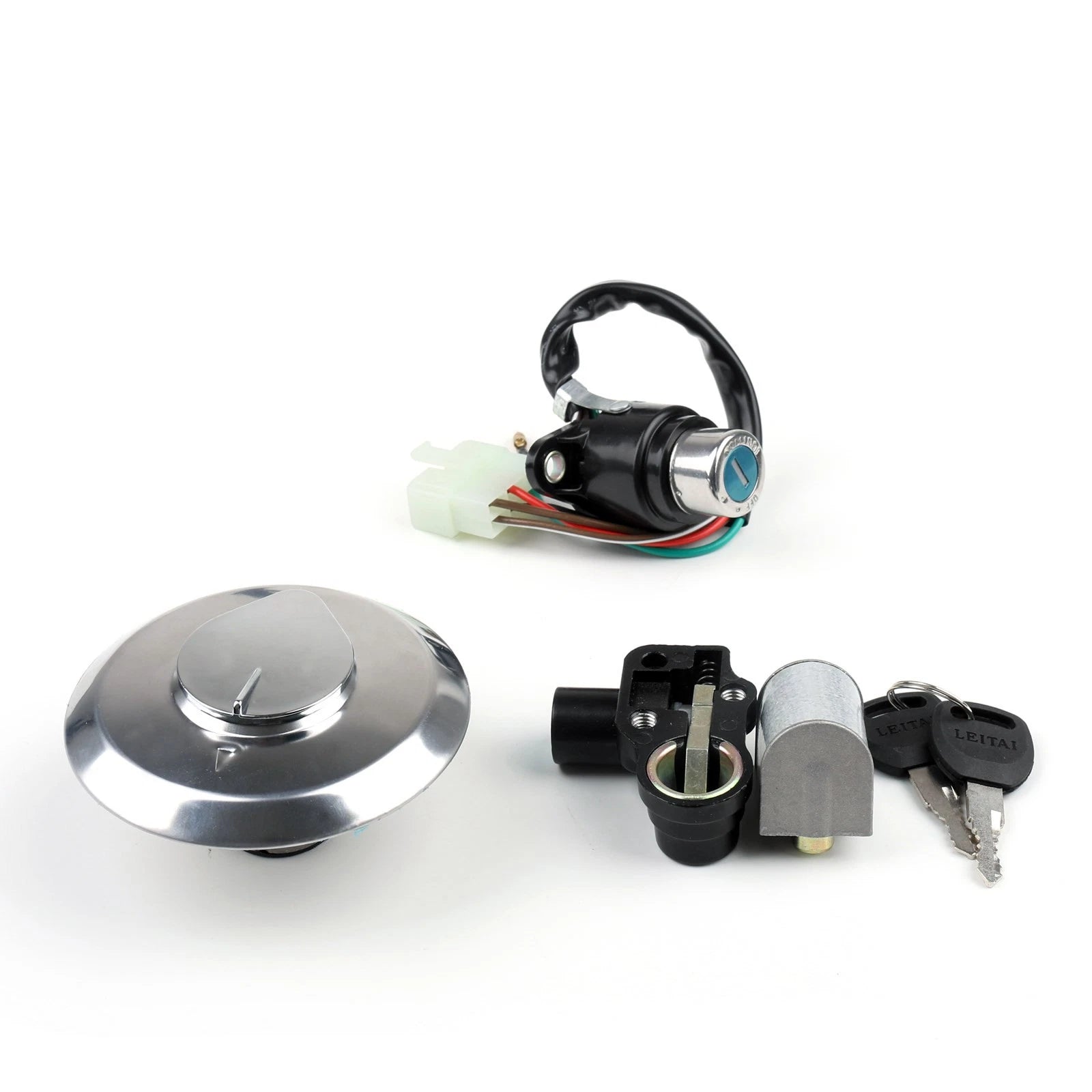 Ignition Switch Lock & Fuel Gas Cap Key Set for Honda CBT125 (2010–2015)