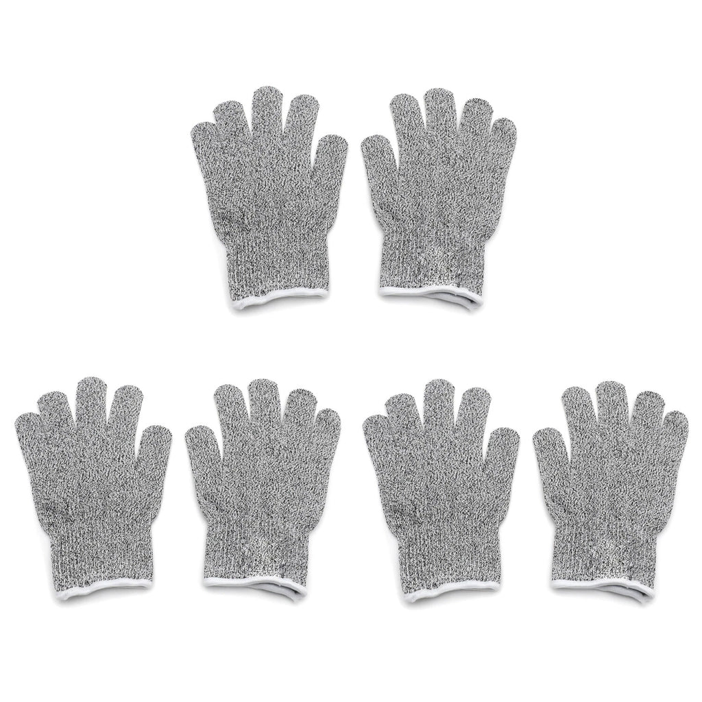 3 Pair Cut Resistant Gloves for Meat Cutting Gardening Wood Carving