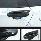 Carbon Fiber Pattern Side Door Handle Bowl Overlay for Honda Civic (2016-2021)