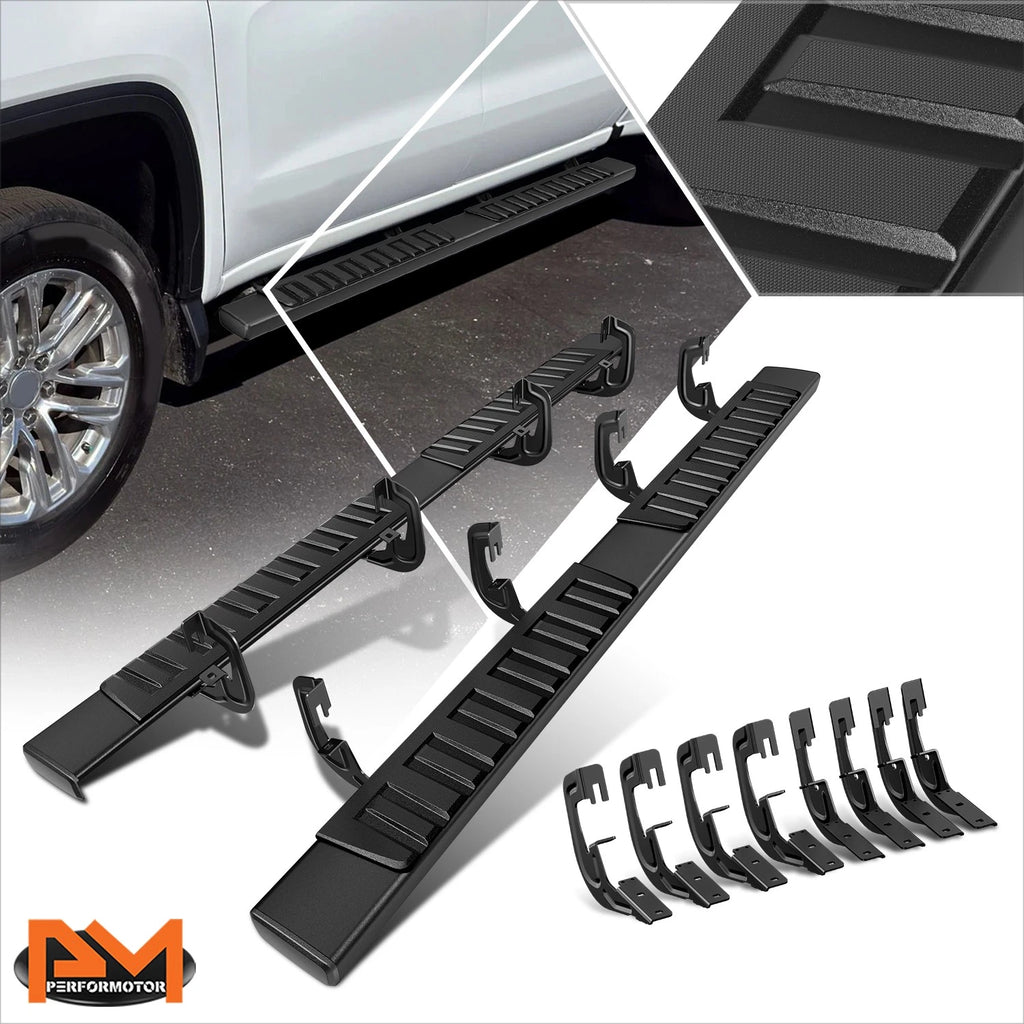 6" Side Step Nerf Bar Running Board for Silverado/Sierra Crew Cab (2007–2019)