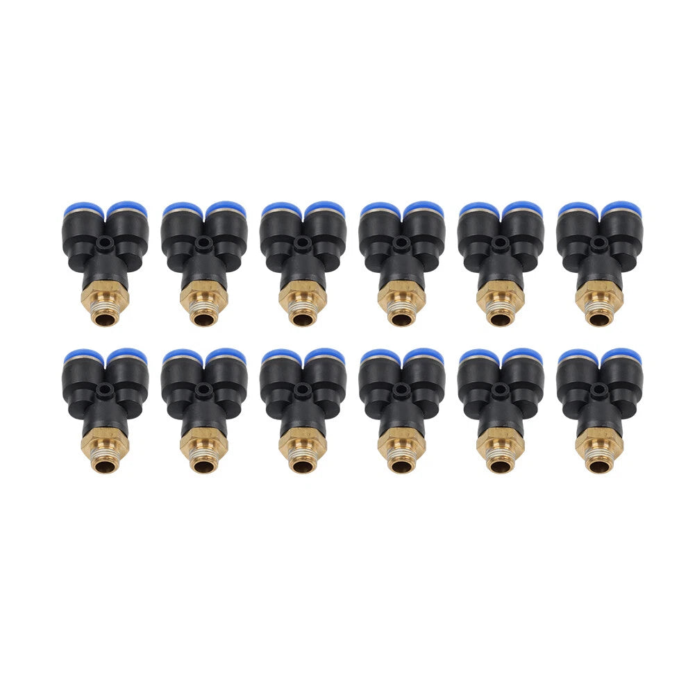 12pcs G1/8” Y Air Valve Fitting Connector for Corghi Hunter Tire Changer