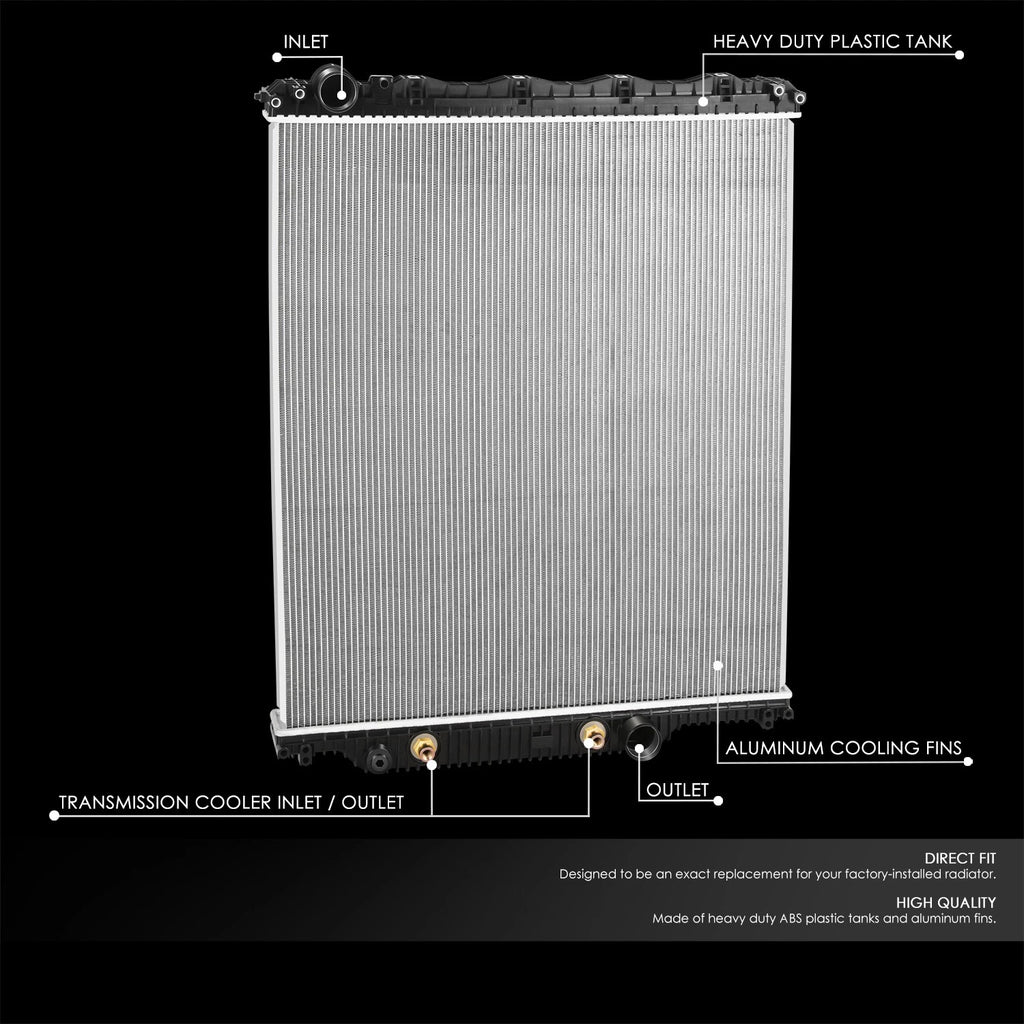 2-Row Aluminum Radiator for Volvo VAH VHD CHU GU8 GU7 (2008–2014)