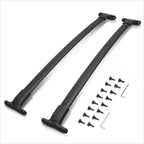 Set of 2 Roof Rack Crossbars for Ford Explorer (2016–2018) Black Aluminum