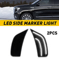 White Side Marker Lights for Cadillac Escalade, Chevy Suburban, GMC Yukon (2021–2023)