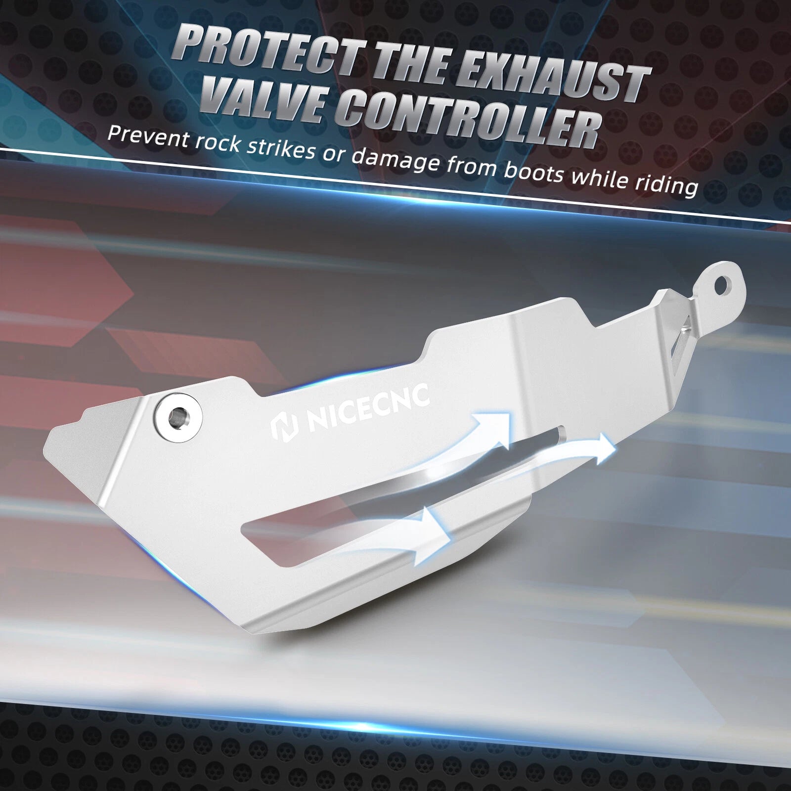 Muffler Flap Control Guard Cover for BMW R1200GS (2013–2018) R1250GS (2019–2023)
