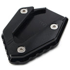 Black Kickstand Side Stand Enlarger Foot Plate for Yamaha MT-07 FZ-07 (14-21)