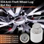 Wheel Lock Lug Nut for Volkswagen Touareg (2004–2017) 534