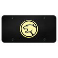 Gold Logo on Black License Plate - Officially Licensed for Mercury Cougar