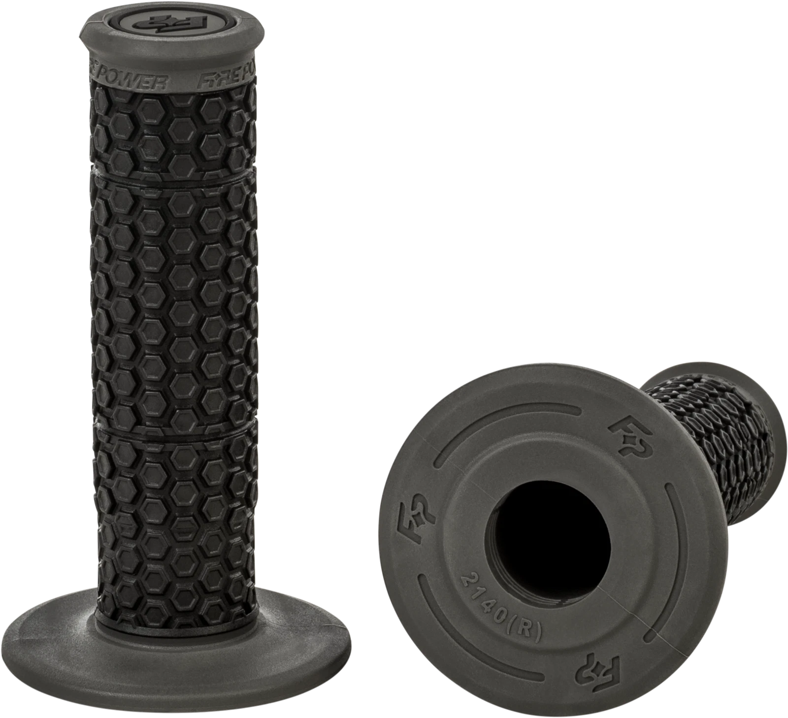 Pilot MX Standard Grips for Motorcycle (Black/Gray)