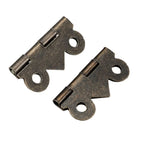 10pc Mini Butterfly Hinge for Jewelry Box Dollhouse Cabinet (33x40mm)
