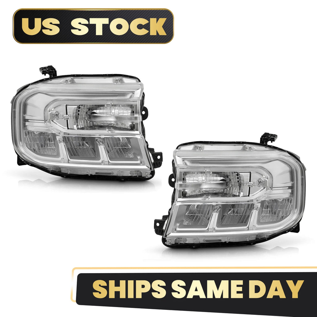 LED Headlight Set for 2022-2024 Ford Maverick XL XLT w/o LED DRL Left & Right