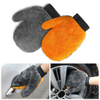 Car Wash Brush for Universal Use (1pc) 24x20cm Multifunctional Orange/Gray