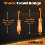 Front Lowering Shocks for Chevy GMC C10 C15 (1973-1987) 2"-5" Drop