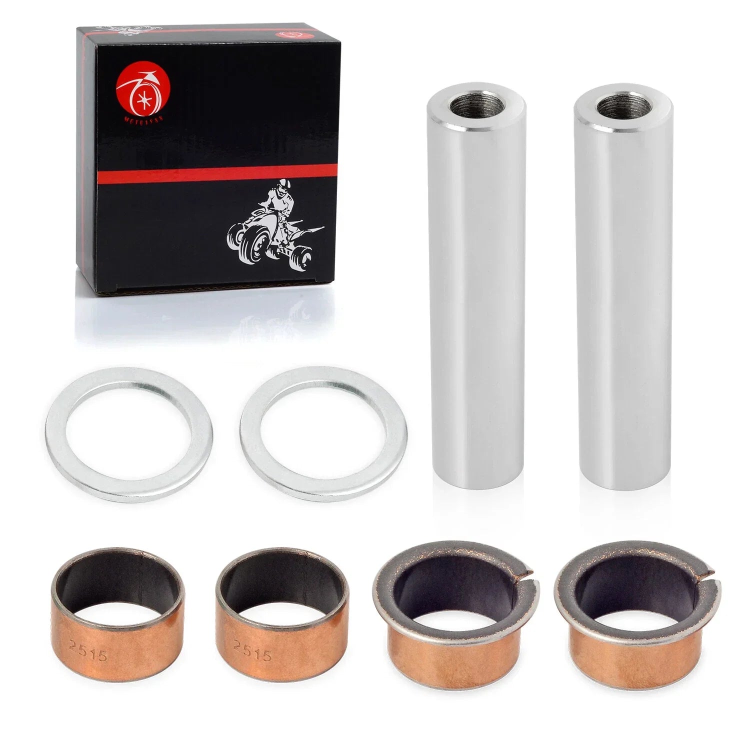 Spindle Bushings King Pin Tubes Kit EZGO RXV TXT/PDS (1996–2013)