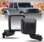 Pair Power Heated Mirrors for Jeep Gladiator Wrangler JL (2018–2024)