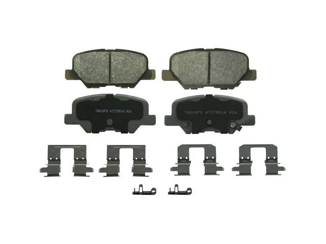 Set of 4 Rear Brake Pads for Mazda 3 2014–2016 CS714RN