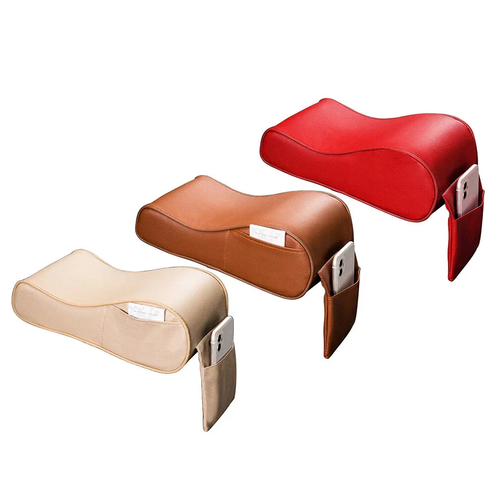 Multi Color PU Memory Foam Console Armrest Cushion Pad Set for Car SUV